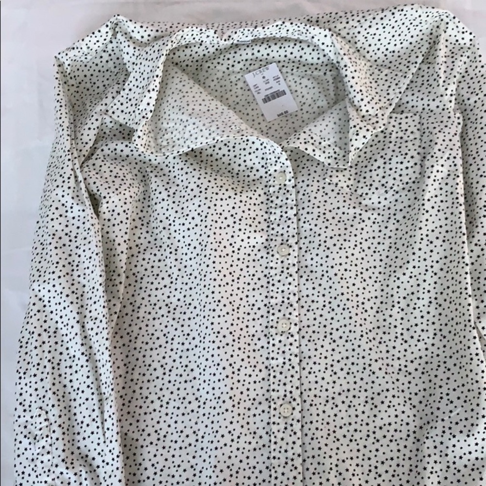 J.Crew star button down never worn